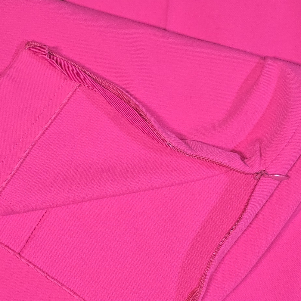 Zara Vibrant Pink Cropped Pants - Picture 7 of 11